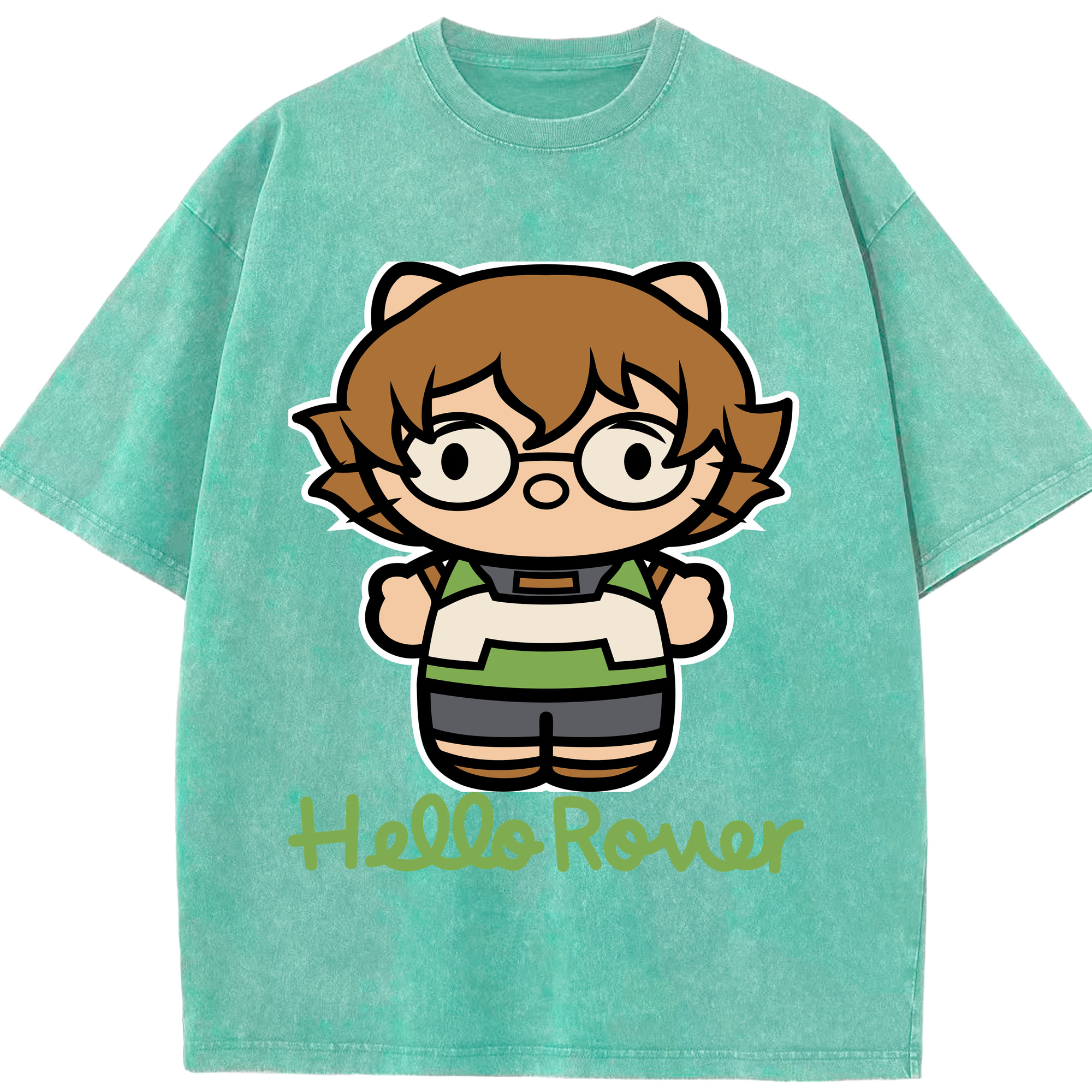 （画像用） Hello Kitty ハローキティ 綿100% ヴィンテージ風 半袖Tシャツ（フロントプリント）